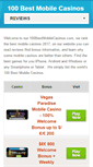 Mobile Screenshot of 100bestmobilecasinos.com